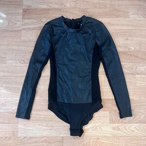 Black Long Sleeve Bodysuit